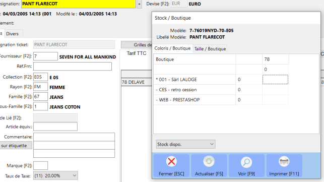 firstmag point de vente stock temps réel